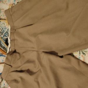 Nice tan slacks, Alan Flusser 38x30